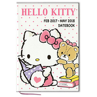 Hello Kitty2017年曆手冊B6，年曆/月曆/日曆/黃道吉日/黃曆/農民曆/行事曆，X射線【C607381】