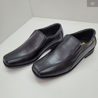 รองเท้าหนังคัชชู ผู้ชาย สีดำ รุ่น118 งานดี หนังเกรด PREMIUM การันตี ทรงสวยใส่ทน size 38-48
