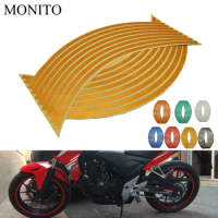 Hot Motorcycle Wheel Sticker Reflective Decals Rim Tape Strip For Aprilia RSV MILLE RSV4 TUONO Benelli tnt600 tnt300 Accessories