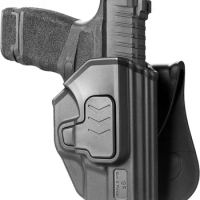G43 OWB Holster Fit Glock 43 43x Index Finger Release Polymer Holster with paddle Level II Retention Tactical Fast Draw Gun Bags