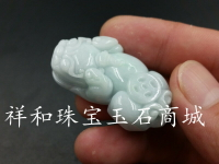 a貨天然玉石翡翠玉貔貅玉掛件翠玉貔貅吊墜玉墜