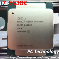 Original Intel core processor i7-5930K 3.5Ghz 15MB 6-cores LGA2011-3 i7 5930K CPU free shipping -better than I7 6800K