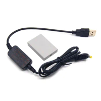 USB 5V Power Cable+DR30 NB-5L/NB-5LH Dummy Battery for Canon Powershot SD850 SD950 IS Digital ELPH SD890 IXY 910IS 900Ti