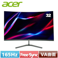 【現折$50 最高回饋3000點】ACER宏碁 32型 ED320QR S3 曲面電競螢幕