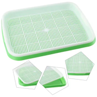 Hydroponic Tray for Nursery Pots, Perfect for Growing Wheatgrass, Okra, and Green Peas, Suitable for All Levels of Gardeners