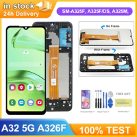 Display Screen for Samsung Galaxy A32 5G Lcd Display Touch Screen Digitizer with Frame Assembly for Samsung A32 5G A326 A326B