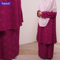 Kurung Husnaa |   10 Colors |   Size S - 5XL |   Kurung Labuh Muslimah. |   Fabrik Cotton Uragiri | 