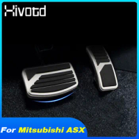 Auto Accelerator Fuel Brake Pedal Cover Pad Car Modification Interior Accessories Decoration Parts For Mitsubishi ASX 2022-2021