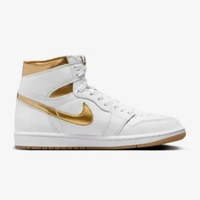 Sepatu Basket Wanita Nike Air Jordan High OG Metallic Gold FD2596-107 5.5