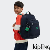 Kipling 藍綠拼接機能手提後背包-SEOUL