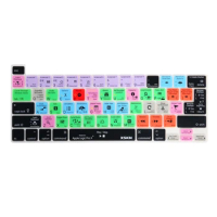 XSKN Logic Pro X Shortcuts Keyboard Cover Skin for 2019 New MacBook Pro 16 inch Touch Bar A2141 US and EU Version