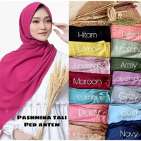 Pashmina Ceruty Babydoll PasminaMatt untuk Dewasa, Muslim, Wanita, Anak, Bunga, Kerudung, Rempel, Ji