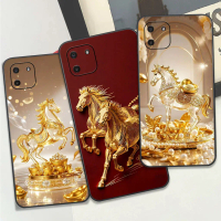 Ốp lưng dành cho Realme C11 / C11 2021 in hình ngựa vàng Clover case