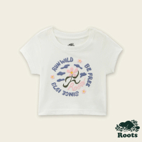 【Roots】Roots 小童- RUN WILD短袖T恤(白色)