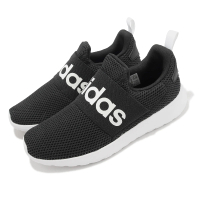 adidas 愛迪達 慢跑鞋 Lite Racer Adapt 4.0 K 中童 大童 免鞋帶 多功能 運動鞋 黑 白(Q47207)