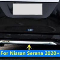 For Nissan Serena e-Power Highway Star 2020+ Car Style Rear Bumper Moulding Protector Trim Strip Guard Plate Sticker Accessories
