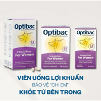 (Nhập khẩu Anh) Men phụ khoa Optibac tím