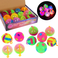 Luminous Massage Ball with Rope Volleyball with Rope Soccer Ball Children's Educational Toy Birthday