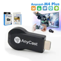 Anycast M4 PLUS HD 1080P Wireless Media Player Streamer Wifi HDMI-compatible Display Dongle for Projector Smartphone Tablets