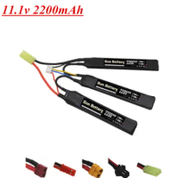 3S Water Gun Lipo Battery Split connection 11.1V 2200mAh 40C 452096 For Airsoft BB Air Pistol Electric Toys RC Parts