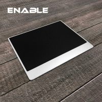 【ENABLE】極簡 鋁合金 超滑順滑鼠墊－加大版(靜音/防水/抗髒污/低摩擦)