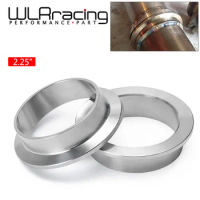 2.25 Inch 57mm V-Band Clamp Flange Kit Turbo Downpipe Wastegate V-band Turbo Exhaust Pipes Car Accessories WLR-VFN225