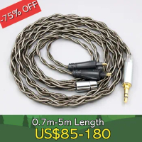 99% Pure Silver Palladium + Graphene Gold Earphone Shielding Cable For FOSTEX TH900 MKII MK2 TH-909 TR-X00 TH-600 LN008220