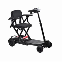 Disabled Wheelchair Electric Mobility Scooter Folding Led Display Screen Aluminum Alloy Elderly Sport Wheelchair