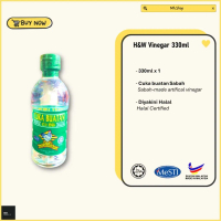 Cuka Buatan Sabah Cap Ayam – 330ml Sesuai untuk semua kegunaan makanan