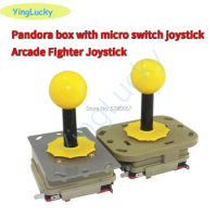 Arcade Joystick with Micro Switch, DIY Fighting Stick Parts, MAME JAMMA Arcade Game, USB Joystick, New, 4/8 Way