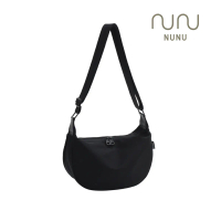 NUNU Cloth Gyoza Bag - Unisex Women Men Fashion Crossbody Half Moon Dumpling Bag Nylon Beg Tangan Un
