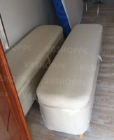 PREMIUM SOFA STORAGE BOX BENCH HITAM COKLAT CREAM PUTIH PENYIMPANAN BARANG 2in1 model kulit dekorasi