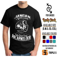 Berkualitas KAOS JANGAN NGAKU CANTIK KALO BELUM PUNYA PACAR WELDER KAOS TUKANG LAS Murah