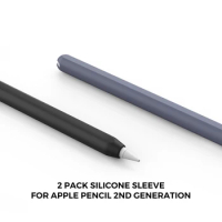 STOYOBE Ultra Thin Silicon Sleeve(2Pack) for APPLE Pencil 2nd Generation Case Cover to Personaliza your Apple Pencil Unique Look