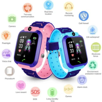 2/4G Sim Card Kids Smart Watch Phone Game 12 Language Voice Chat SOS LBS Location Voice Chat Call Children Smartwatch for Clock