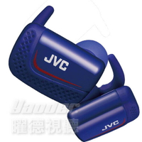 【曜德☆新品上架☆送收納盒】JVC HA-ET900BT 藍色 完全無線高音質藍牙耳機 防水IPX5