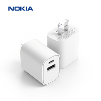 Nokia 20W TypeC / USB PD3.0 / QC 2孔快充充電器 (P6305)