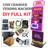 Coin Changer DIY Kit Bill Acceptor Banknote To Token with LCD Control Board Hopper Power Supply for Arcade Exchange ATM Machine
