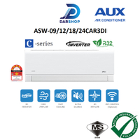 AUTO CLEAN AUX Aircond 1HP 1.5HP 2HP 2.5HP R32 Inverter Aircond Penghawa Dingin Air Cond Aircon  Air