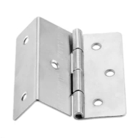 1Pc Furniture Cabinet Drawer Door Cabinet Hinges Three Equivalent Page Folded Wood Box Hinge Decorative Hinges For Wood Box 59mm