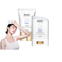 【AHC】9重全護爆水舒緩防曬棒22g+防曬乳40ml(SPF50+ PA++++/海洋友善/小白傘/戶外防水抗汗)