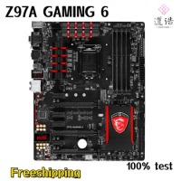 For MSI Z97A GAMING 6 Motherboard 32GB HDMI LGA 1150 DDR3 ATX Z97 Mainboard 100% Tested Fully Work