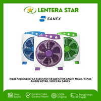 Kipas Angin Sanex SB 818 SANEX SB 818 KIPAS ANGIN MEJA / KIPAS ANGIN KOTAK / BOX FAN SANEX