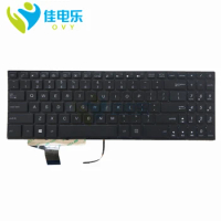 US Laptop Backlight Keyboard For ASUS X580 N580 N580V VivoBook Pro 15 X580VD X580VN USA Backlit Keyboards 291TA12 0KNB0-5600TA00