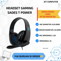HEADSET GAMING SADES T POWER