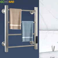 Echome Electric Towel Warmer Towel Rack Stainless Steel Constant Temperature Home Drying Rod Disinfection Bathroom Accessories