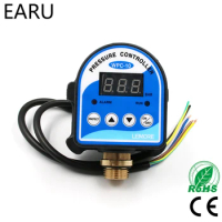 1pc WPC-10 Digital Water Pressure Switch Digital Display WPC 10 Eletronic Pressure Controller for Water Pump With G1/2"Adapter