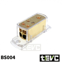 《tevc》BS004 分線盒 一進四出 音響 改裝 接地盒 分線器 集線盒 理線盒 接線盒 汽車音響改裝
