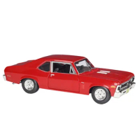 Maisto 1:18 1970 Chevrolet Nova SS Coupe red Classic Car Alloy Car Model Static Die Casting Model Collection Gift Toy Gift