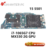 CN-085C41 085C41 CN-0N03X9 0N03X9 for DELL Inspiron 15 5401 5501 5408 Laptop motherboard mainboard i7-1065G7 CPU MX330 2G GPU